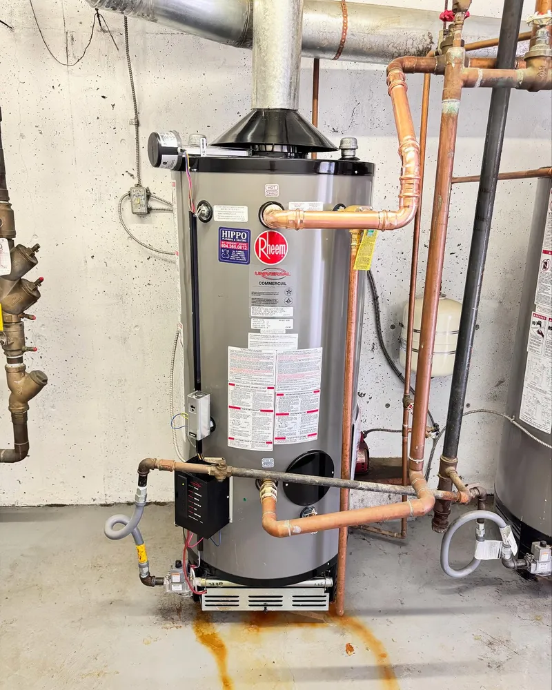 Commercial water heater installation — Hippo Heating